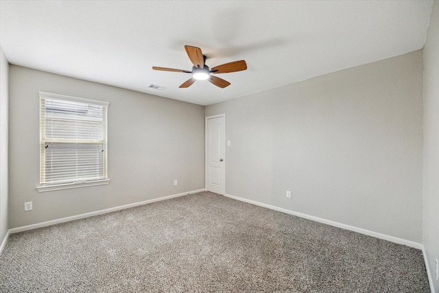 19426 Blueberry Cedar Dr, Cypress, TX 77433 - carpeted empty room with a ceiling fan and baseboards