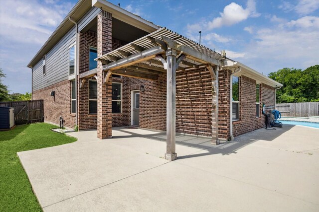 19426 Blueberry Cedar Dr, Cypress, TX 77433 - view of patio / terrace with a pergola