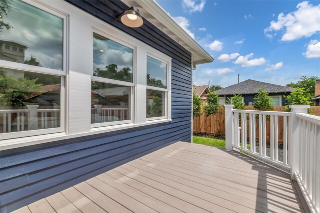904 Willard St, Houston, TX 77006 - view of deck
