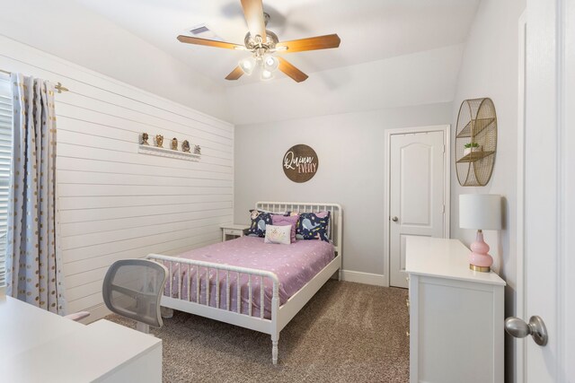2678 Granite River Ln, Conroe, TX 77385 - bedroom featuring carpet floors and a ceiling fan