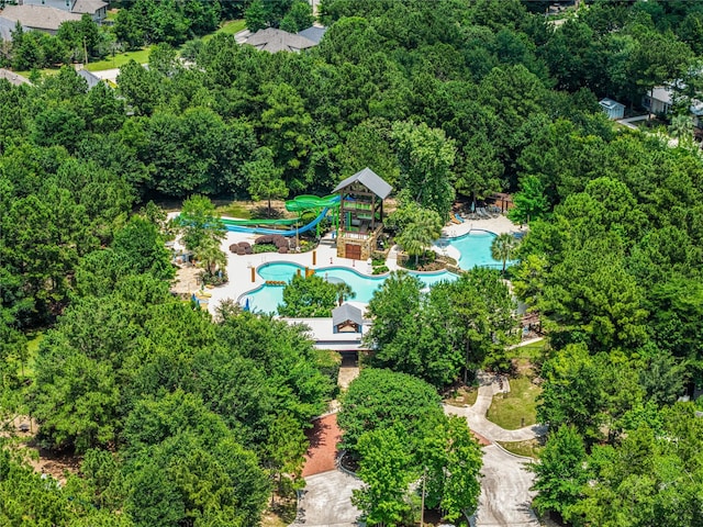 271 Bronze View Dr, Montgomery, TX 77316 - aerial view of a pool area