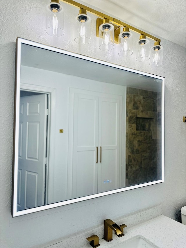 312 Bridal Wreath Ave, Orange, TX 77630 - bathroom view of vanity and toilet