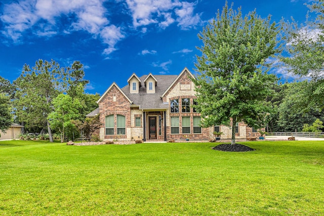 15219 Mccall Trce, Magnolia, TX 77355 - view of front facade featuring stone siding and brick siding
