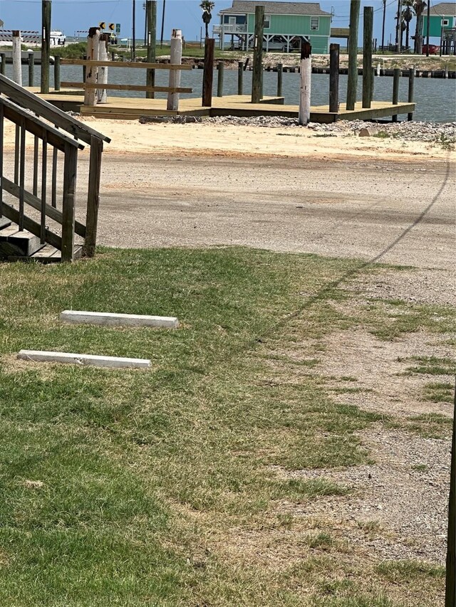 27314 Fm 457, Sargent, TX 77414 - view of yard featuring a water view