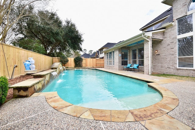 6002 Shady Birch Holw, Kingwood, TX 77345 - view of pool with a fenced backyard and a patio