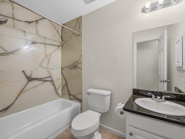 27097 Crown Chase Dr, Kingwood, TX 77339 - full bath with vanity, shower / bathtub combination, and toilet