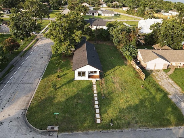 601 S Carroll St, La Porte, TX 77571 - aerial view of property and surrounding area with nearby suburban area