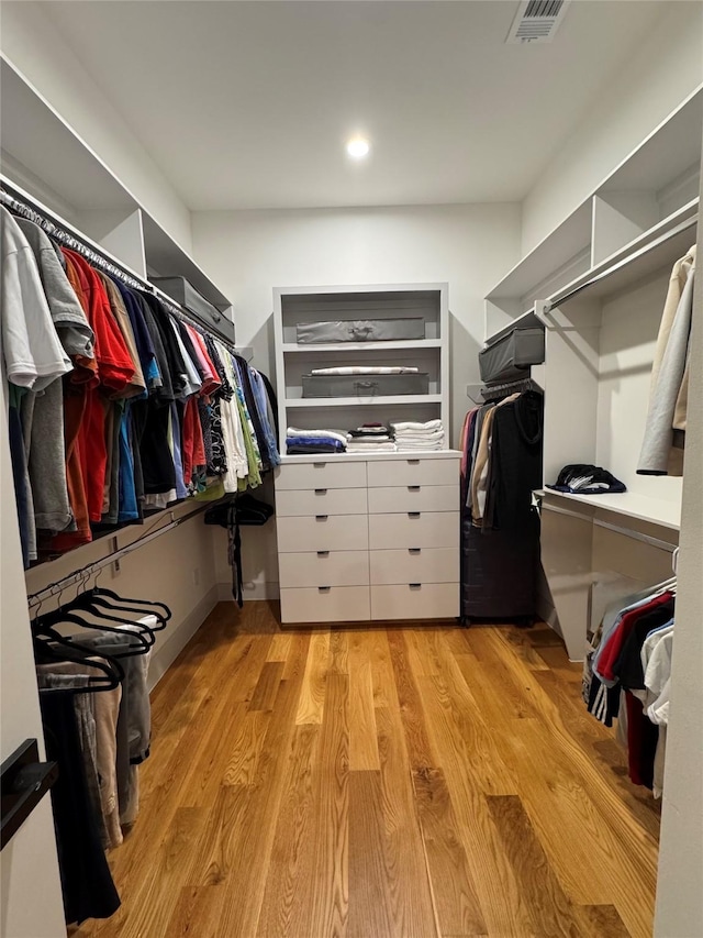 113 E 32nd St Unit A, Houston, TX 77018 - spacious closet with light wood-style floors