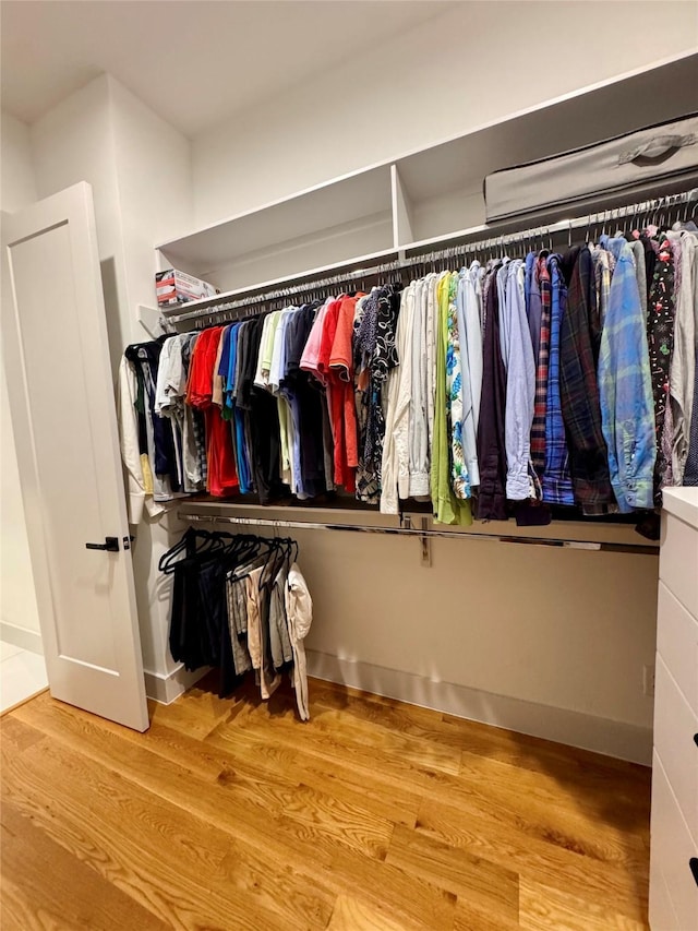 113 E 32nd St Unit A, Houston, TX 77018 - spacious closet with wood finished floors