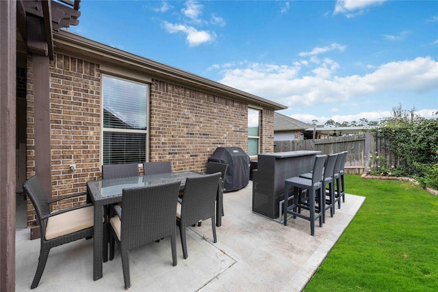 18219 Octavio Frias Trl, Houston, TX 77044 - view of patio with grilling area