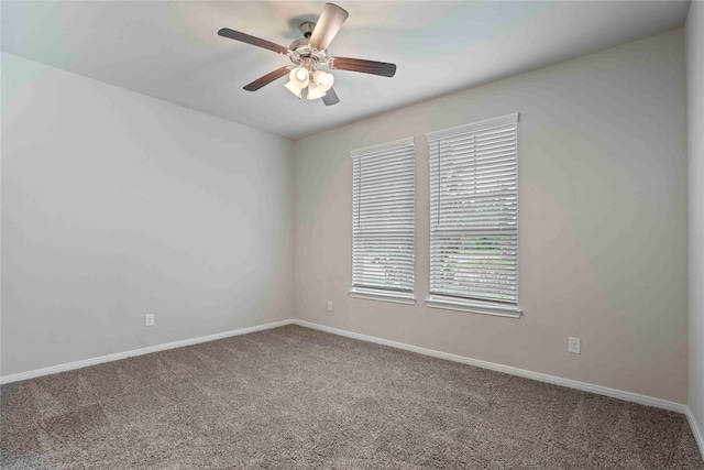 18219 Octavio Frias Trl, Houston, TX 77044 - spare room with carpet flooring and a ceiling fan