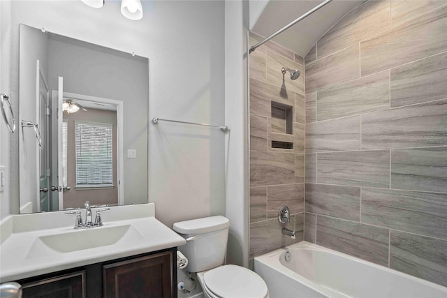 18219 Octavio Frias Trl, Houston, TX 77044 - full bath with vanity and shower / washtub combination