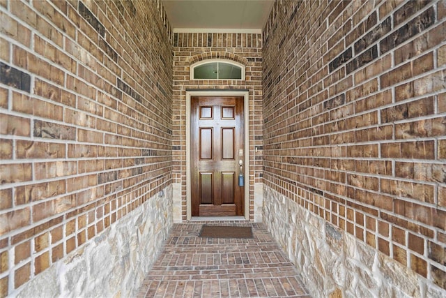 18219 Octavio Frias Trl, Houston, TX 77044 - property entrance featuring brick siding