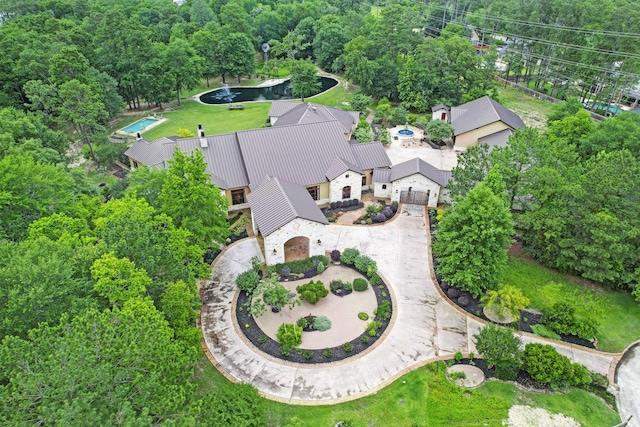 10002 Oxted Ln, Spring, TX 77379 - aerial view of property and surrounding area