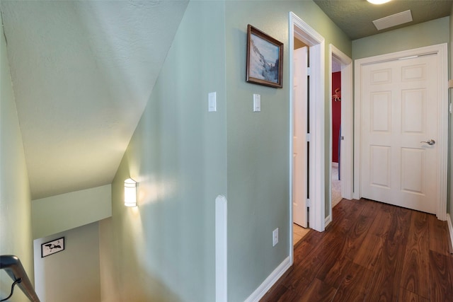 131 Isles End Rd, Tiki Island, TX 77554 - hallway with dark wood finished floors and baseboards
