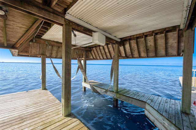131 Isles End Rd, Tiki Island, TX 77554 - dock featuring a water view
