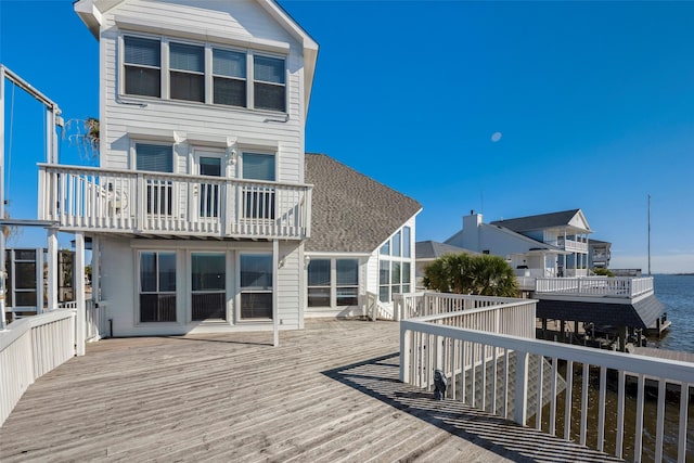 131 Isles End Rd, Tiki Island, TX 77554 - view of deck