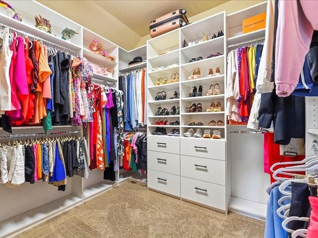 17806 Creek Bluff Ln, Cypress, TX 77433 - walk in closet featuring carpet floors