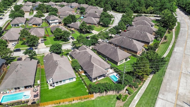 14327 Cranbrook Creek Ln, Houston, TX 77044 - aerial view of residential area with a pool