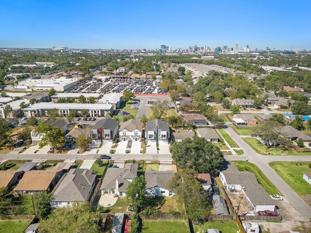 7109 Saint Augustine St, Houston, TX 77021 - aerial overview of property's location with nearby urban area