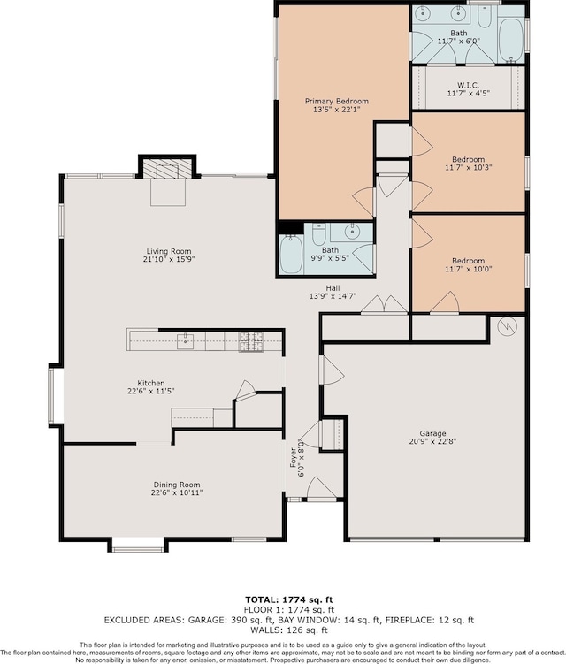 16739 Sky Blue Ln, Houston, TX 77095 - property floor plan