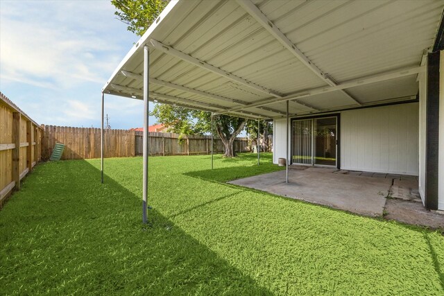 16739 Sky Blue Ln, Houston, TX 77095 - view of yard with a patio