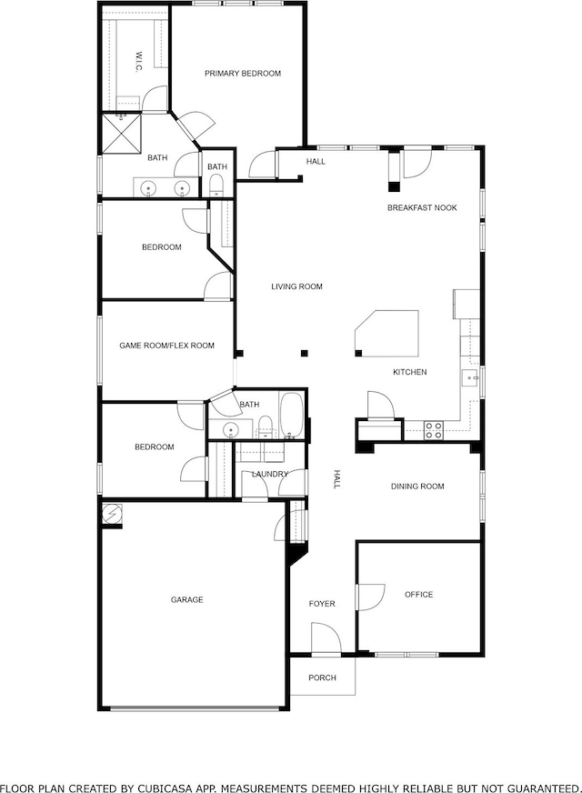 711 Shenandoah Falls Ln, Rosenberg, TX 77469 - floor plan / room layout