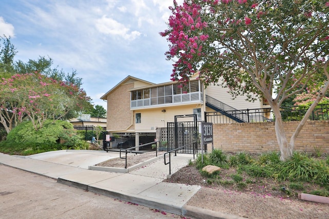 3131 Cummins St Unit 50, Houston, TX 77027 - view of front of home featuring stairway
