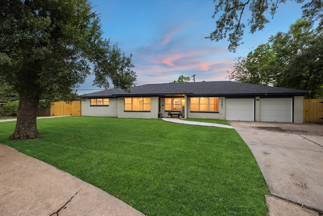1301 Gulf St, Pasadena, TX 77502 - ranch-style home with a garage, concrete driveway, and brick siding