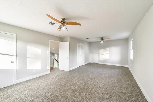 3522 Creekbriar Dr, Houston, TX 77068 - unfurnished bedroom featuring carpet flooring, baseboards, and a ceiling fan
