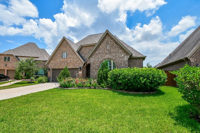2334 Twin Rose Dr, Missouri City, TX 77459 - view of front of property featuring brick siding, concrete driveway, and an attached garage