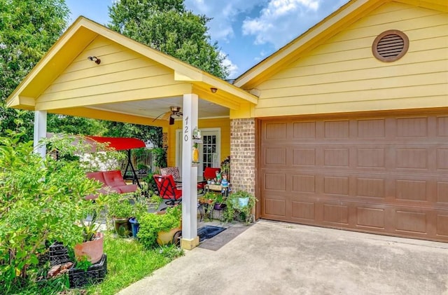 720 Red Oak Ave, Crosby, TX 77532 - view of front of home with an attached garage, brick siding, and driveway