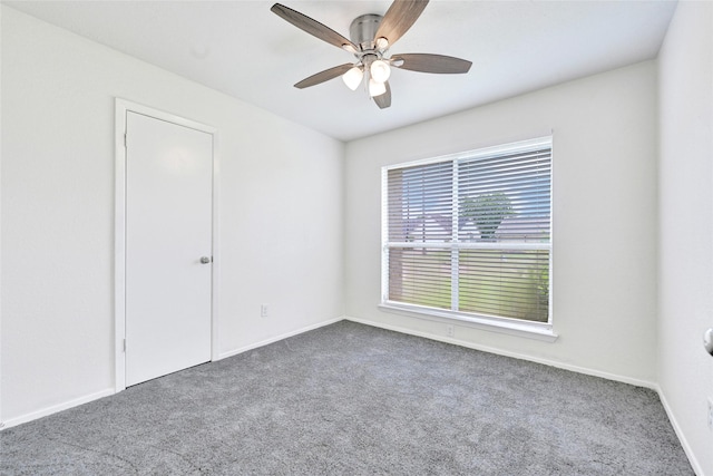 1323 Fieldstone, Missouri City, TX 77489 - unfurnished room featuring carpet floors, a ceiling fan, and baseboards