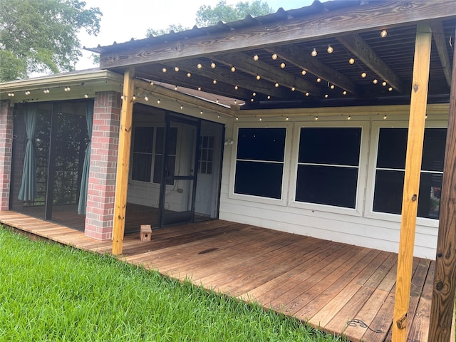 17031 Pelorus Way, Crosby, TX 77532 - view of wooden deck