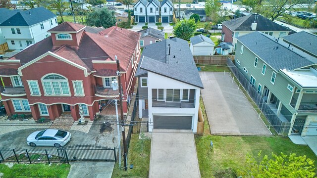 5029 Creekmont Dr, Houston, TX 77091 - aerial view of residential area
