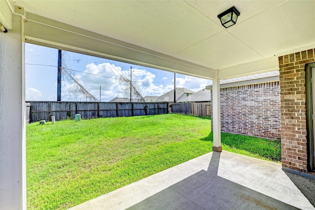 31702 Casa Linda Dr, Hockley, TX 77447 - fenced backyard with a patio