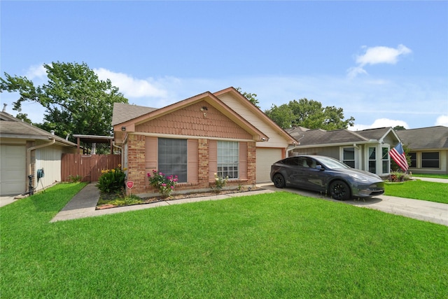 9228 Waving Fields Dr, Houston, TX 77064 - ranch-style house with driveway, a garage, and brick siding