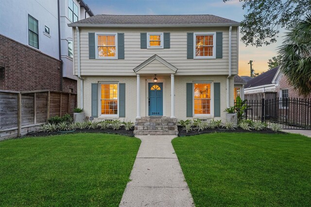 2044 Branard St, Houston, TX 77098 - colonial house with brick siding