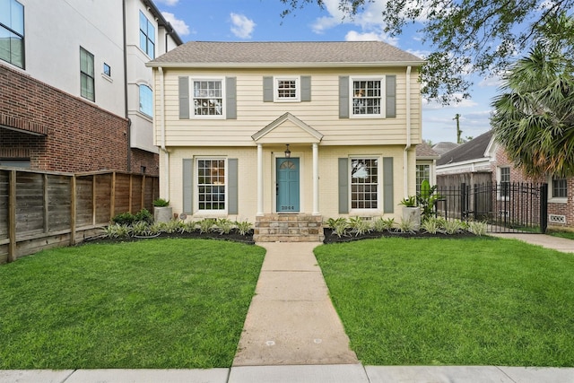 2044 Branard St, Houston, TX 77098 - colonial-style house with brick siding