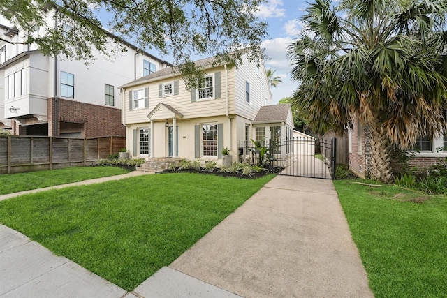 2044 Branard St, Houston, TX 77098 - view of front of home featuring a gate and brick siding