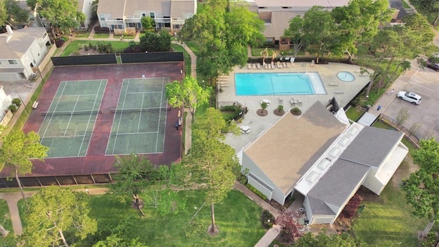 2367 Briarwest Blvd, Houston, TX 77077 - drone / aerial view of a pool area