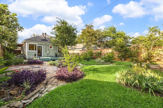404 E 28th St, Houston, TX 77008 - view of yard with a wooden deck