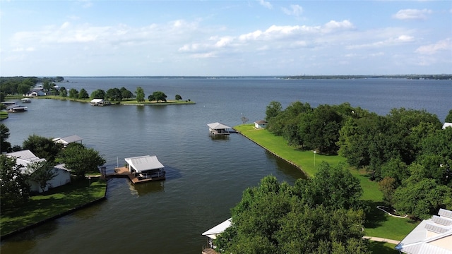 11683 Lakeshore Dr, Thornton, TX 76687 - aerial view of a large body of water