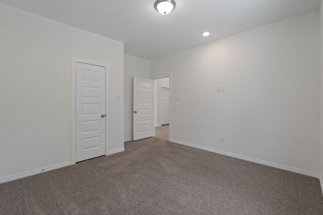 24696 Wicklow Rd, Hempstead, TX 77445 - unfurnished bedroom featuring carpet flooring, baseboards, and recessed lighting