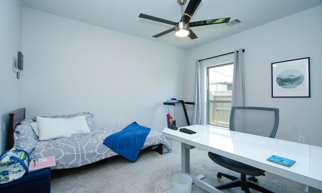 24618 Songlark Bend Dr, Tomball, TX 77375 - carpeted office featuring ceiling fan