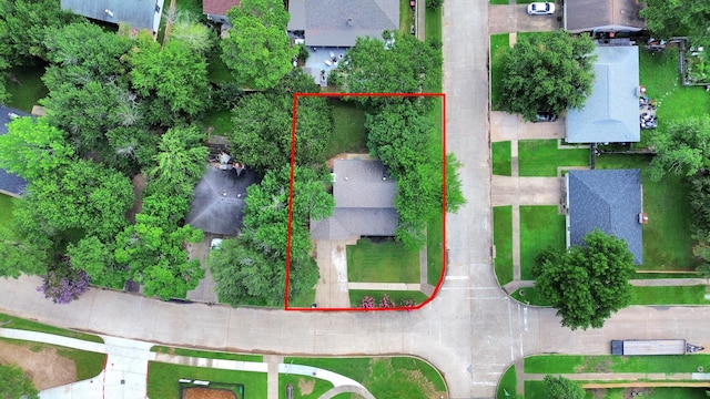 1902 Kings Arms Way, Katy, TX 77493 - aerial perspective of suburban area featuring property boundaries highlighted