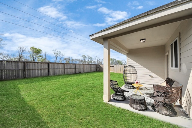 10450 Junction Peak Dr, Rosharon, TX 77583 - view of yard featuring a patio