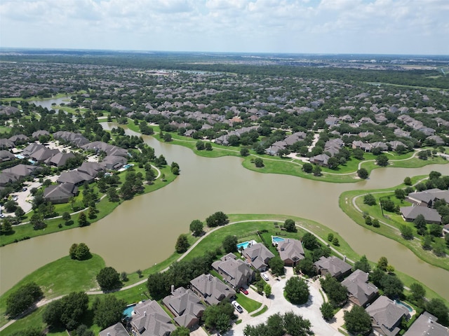 17207 Red Oak Bend Dr, Cypress, TX 77433 - aerial perspective of suburban area featuring a nearby body of water