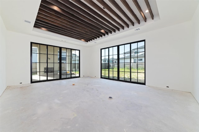 19203 Coleto Creek Bend Dr, Cypress, TX 77433 - spare room with unfinished concrete floors