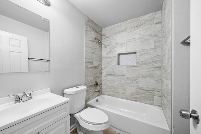 54 Lantana Ct, Lake Jackson, TX 77566 - bathroom featuring vanity and bathtub / shower combination